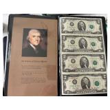 2003 Uncut Sheet $2 Dollar Notes