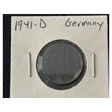 1941-D Third Reich 10 Reichspfennig