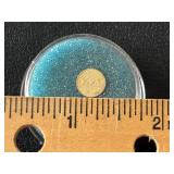 Micro 14K Gold Lincoln Cent