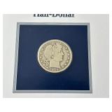 1914-S Barber Half Dollar Only 992,000 Minted