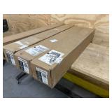 *Creative Surfaces Lot of 4- 3.78 in. x 3.78 in. x 37.99 in. Black Vinyl Railing Posts MSRP $252