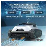 *AIPER Scuba N1 Plus Robotic Pool Vacuum for In/Above-ground Pool Floor, Wall, Waterline-White Msrp $655.12