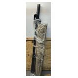 ^*Hampton Bay 11 ft. Aluminum Cantilever Solar LED Offset Patio Umbrella in Putty Beiger Msrp $399.99