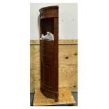 ^Home Decorators Collection Winslow 22 in. W x 14 in. D x 68 in. H Brown Freestanding Linen Cabinet Msrp $369.99