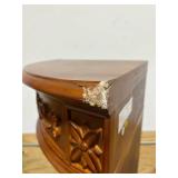 ^Home Decorators Collection Winslow 22 in. W x 14 in. D x 68 in. H Brown Freestanding Linen Cabinet Msrp $369.99