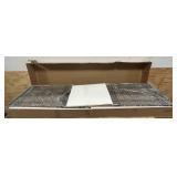 ^VECELO Upholstered Bed, White Metal Frame King Platform Bed with 4-Storage Drawers and Adjustable Headboard Bed Frame Msrp $336.99