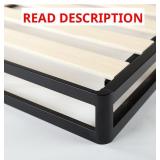 ^Zinus 4-Inch Metal Box Spring with Wood Slats (Queen Size) AZ-HBBS-4Q