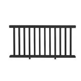 ^CREATIVE SURFACES 36 in. x 72 in. Black Vinyl Railing