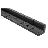 ^Vigoro 48 in. x 3 in. x 3 in. Roman Brick Black Rubber Edging (6-Pack) Msrp $146.22 lot of 2