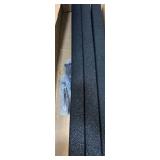 ^Vigoro 48 in.   3 in. x 3 in. Roman Brick Black Rubber Edging (6-Pack) Msrp $146.22 lot of 2