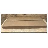 ^Vigoro 48 in.   3 in. x 3 in. Roman Brick Black Rubber Edging (6-Pack) Msrp $146.22 lot of 2