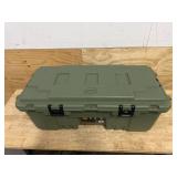 *Plano 27-Gal. Hinged Storage Box in Olive Drab- with wheels