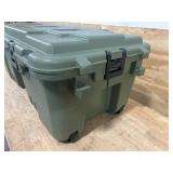*Plano 27-Gal. Hinged Storage Box in Olive Drab- with wheels