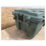 *Plano 27-Gal. Hinged Storage Box in Olive Drab- with wheels
