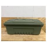 *Plano 27-Gal. Hinged Storage Box in Olive Drab- with wheels