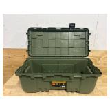 *Plano 27-Gal. Hinged Storage Box in Olive Drab- with wheels