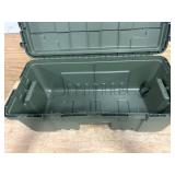*Plano 27-Gal. Hinged Storage Box in Olive Drab- with wheels