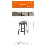 ^Steve Silver Portland Grey 24 in. Counter Stool (Set of 2)