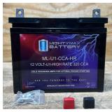 MIGHTY MAX BATTERY 12-Volt U1 320 CCA Rechargable NB Terminal Sealed Lead Acid (SLA) Battery Msrp $69.99