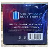 MIGHTY MAX BATTERY 12-Volt U1 320 CCA Rechargable NB Terminal Sealed Lead Acid (SLA) Battery Msrp $69.99