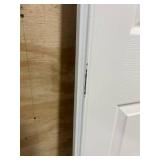60 in. x 81 in. Colonial White Steel Prefinished Hardboard Panels Framed Interior Sliding Door