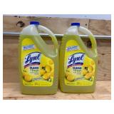Lysol Clean & fresh Lemon Scent Multi-Purpose Cleaner Liquid 144 oz MSRP $30 (lot of 2)