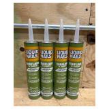 Liquid Nails Subfloor & Deck Acrylic Latex Construction Adhesive 10 oz (lot of 4)