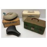 Misc. Vintage Items Including old metal Tackle Box And More