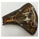Misc. Vintage Items Including old metal Tackle Box And More