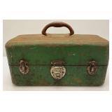 Misc. Vintage Items Including old metal Tackle Box And More