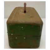 Misc. Vintage Items Including old metal Tackle Box And More