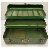 Misc. Vintage Items Including old metal Tackle Box And More