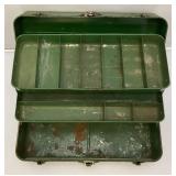 Misc. Vintage Items Including old metal Tackle Box And More