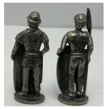 Miniature Figurines Set - Soldiers Vintage - Kinder Surprise 1 1/2"