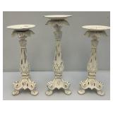 Misc. Size Ornate Candle Stick Holders 14" Tallest