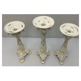 Misc. Size Ornate Candle Stick Holders 14" Tallest