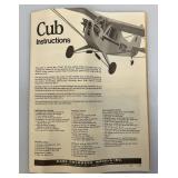 Est. $325.00-$450.00 Carl Goldberg Anniversary Edition Piper Cub RC Model Airplane K-63 Kit (New Open Box) 76 1/2" Wing Span