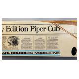 Est. $325.00-$450.00 Carl Goldberg Anniversary Edition Piper Cub RC Model Airplane K-63 Kit (New Open Box) 76 1/2" Wing Span