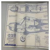 Est. $325.00-$450.00 Carl Goldberg Anniversary Edition Piper Cub RC Model Airplane K-63 Kit (New Open Box) 76 1/2" Wing Span