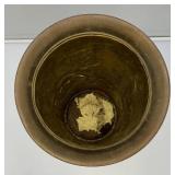 19" Embossed Ornate Brass Umbrella Stand