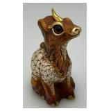 1997 Wind stone Editions Ki-Rin Oriental Baby Unicorn Figurine In Original Box 2" x 3"