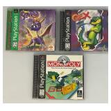 Vintage Play Station Games Including SPYRO The Dragon And More