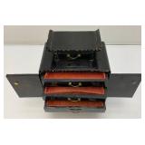 Two Vintage Oriental Lacquered Wood Items Including Photo Album And Jewelry Box