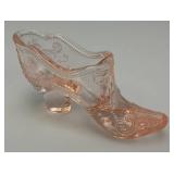 Vintage Collectible FENTON Glass Shoes 6"