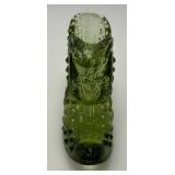 Vintage Collectible FENTON Glass Shoes 6"