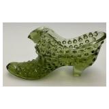 Vintage Collectible FENTON Glass Shoes 6"
