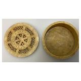 Misc. Vintage Collectibles Including Ballards The Whole World Sings And Soapstone Trinket Box 3 1/2" x 1"