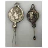 Vintage Ornate Snuff Spoons & More