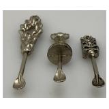 Vintage Ornate Snuff Spoons & More