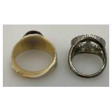 Misc. Vintage Jewelry Including Shell Rings, Tiger Ring And more